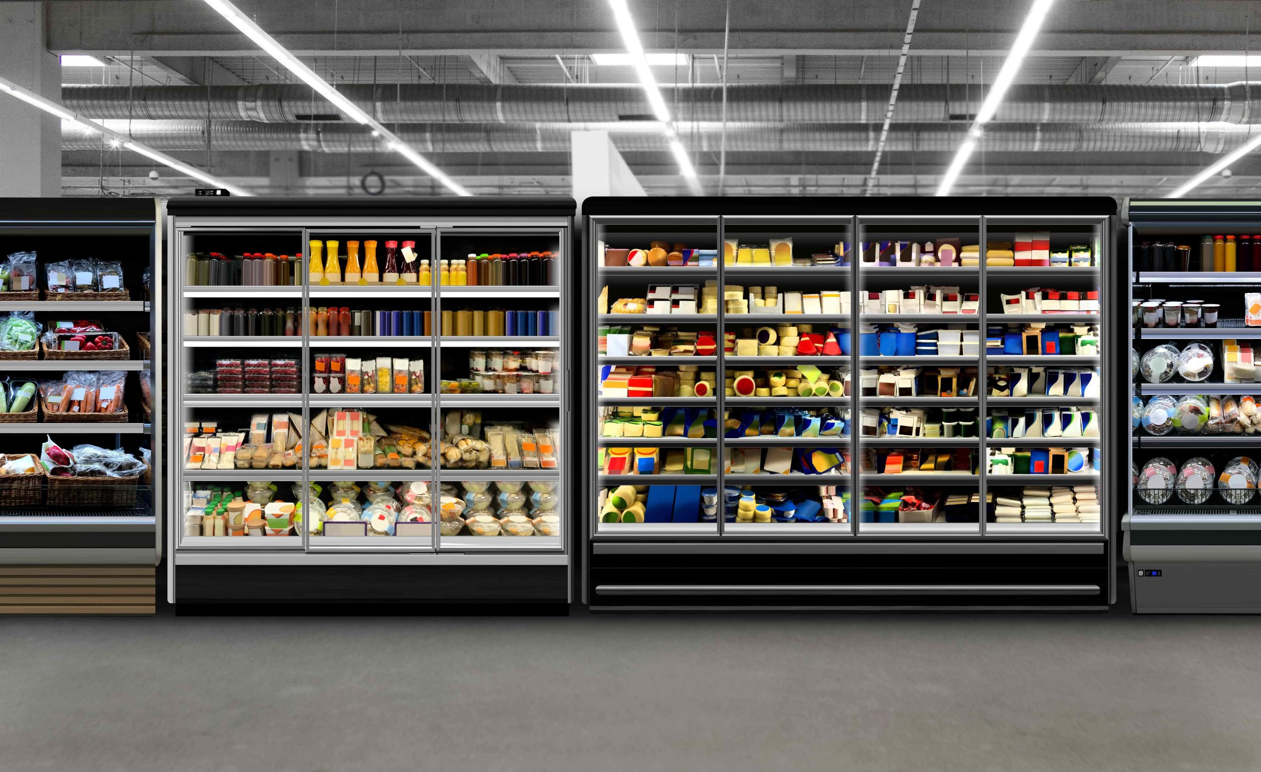 commercial fridge